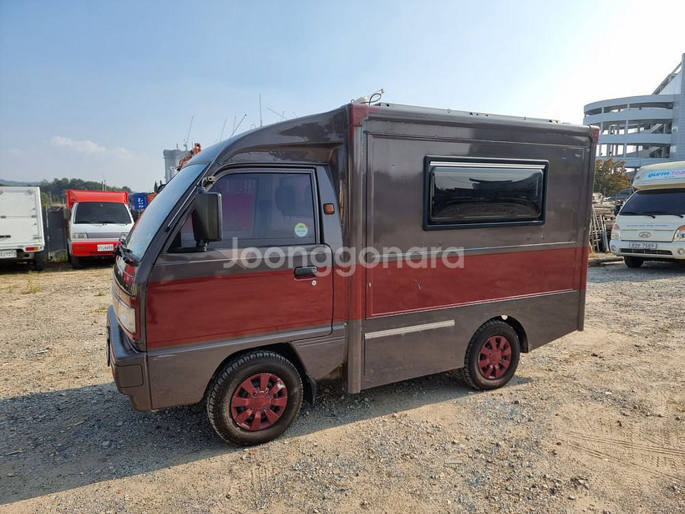 라보 캠핑카 푸드트럭 삼면개폐탑차--3