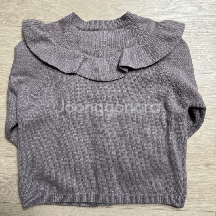 동그라미 마켓 프릴 가디건 L--1