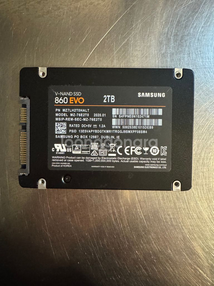 삼성ssd 860evo 2tb--1