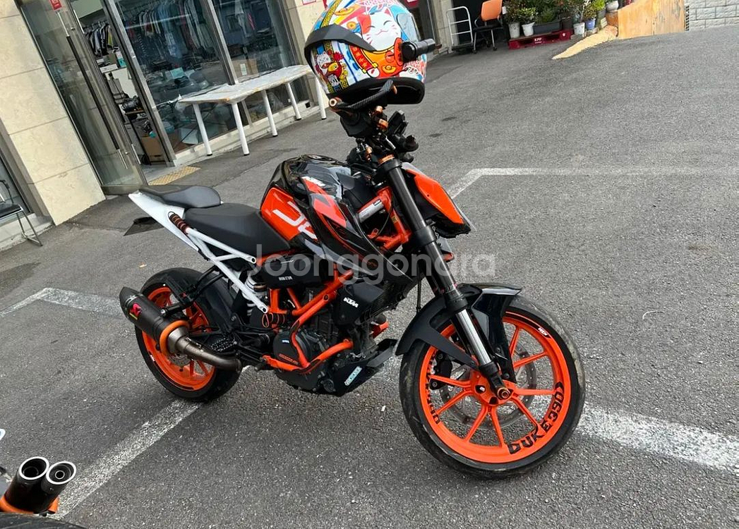 듀크390 18년식 아크라 구변완--2