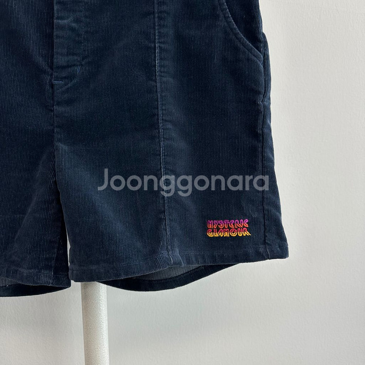 히스테릭글래머 코듀로이 하프팬츠--2