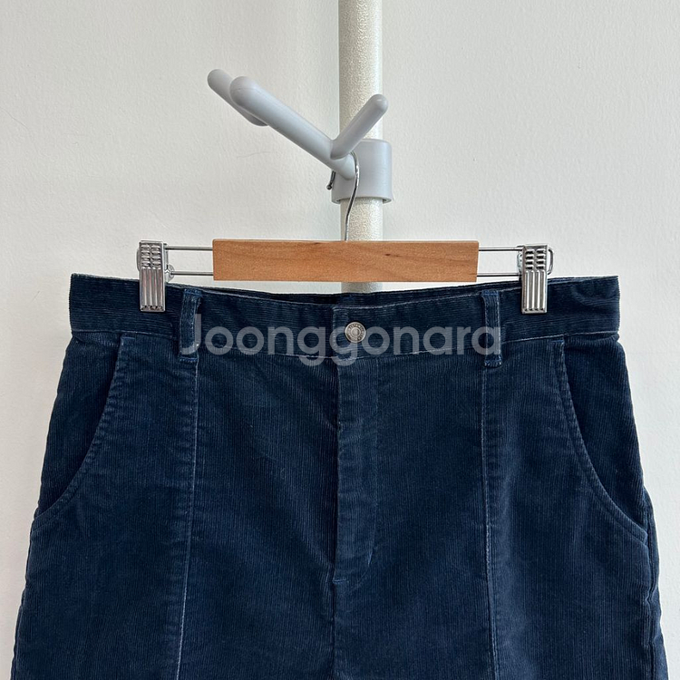 히스테릭글래머 코듀로이 하프팬츠--1