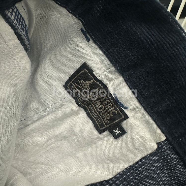 히스테릭글래머 코듀로이 하프팬츠--5