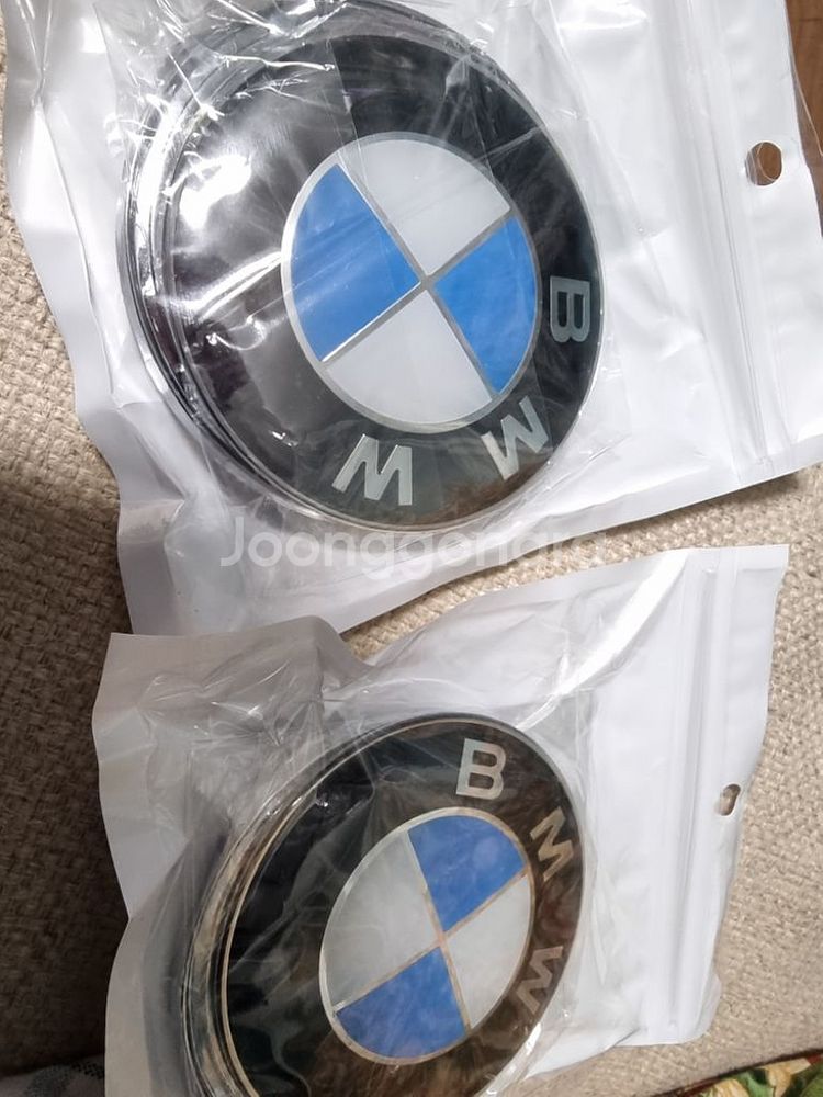 BMW 82mm 엠블럼(호환) 신품 2개 일괄 판매--4