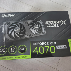 이엠텍 지포스 RTX 4070 SUPER 팝니다