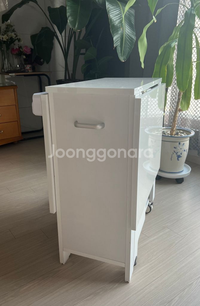 하이그로시 접이식 테이블 책상 600(총기장 1200)--3