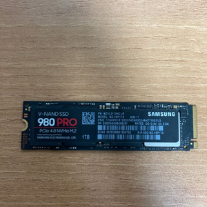 삼성 980 pro 1TB SSD