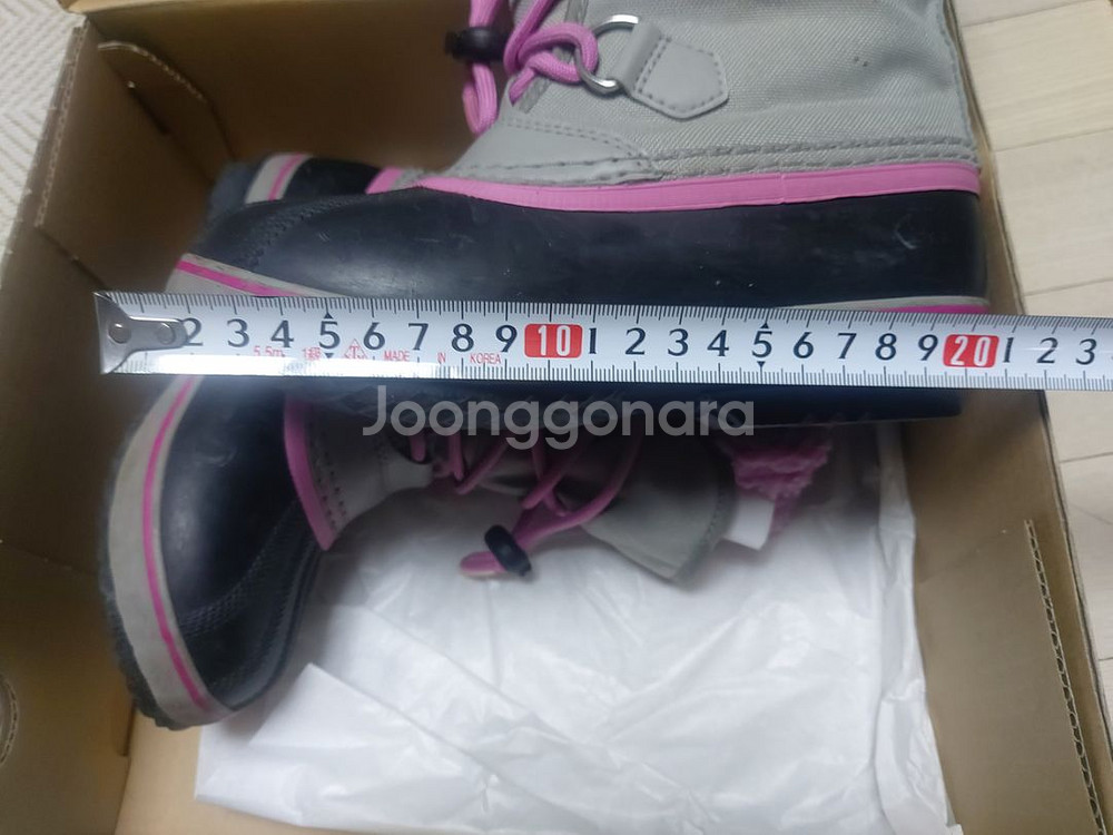 sorel 소렐 키즈 나일론 방수 겨울 부츠 190mm--5
