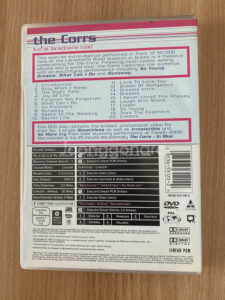 DVD 팝송 코어스 1disk--1