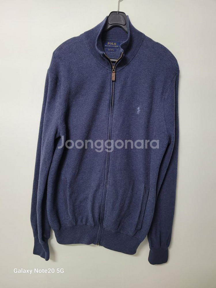 남성 폴로랄프로렌 피마코튼 집업니트 (스판100)--8