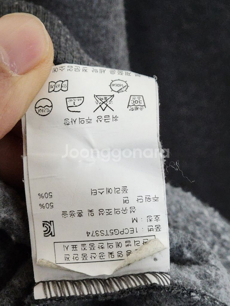 (L) 챔피온 맨투맨 차콜 기모 티셔츠 챔피언--5