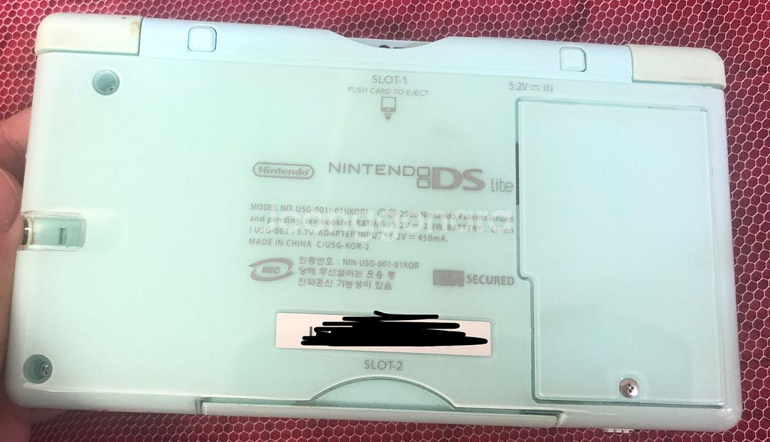닌텐도 ds lite 고장난거 처분--1
