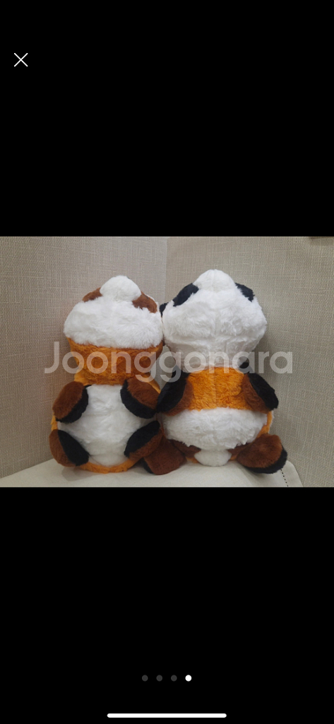 새상품) 푸바오 반전 양면인형(25cm)--1