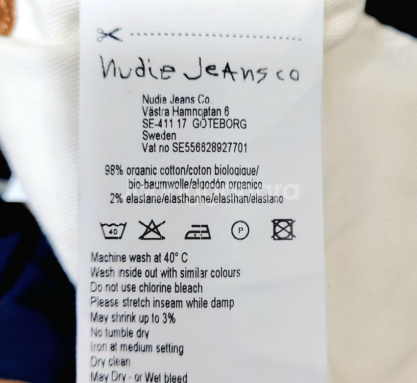 새제품/누디진 여성청바지28 스판바지--5