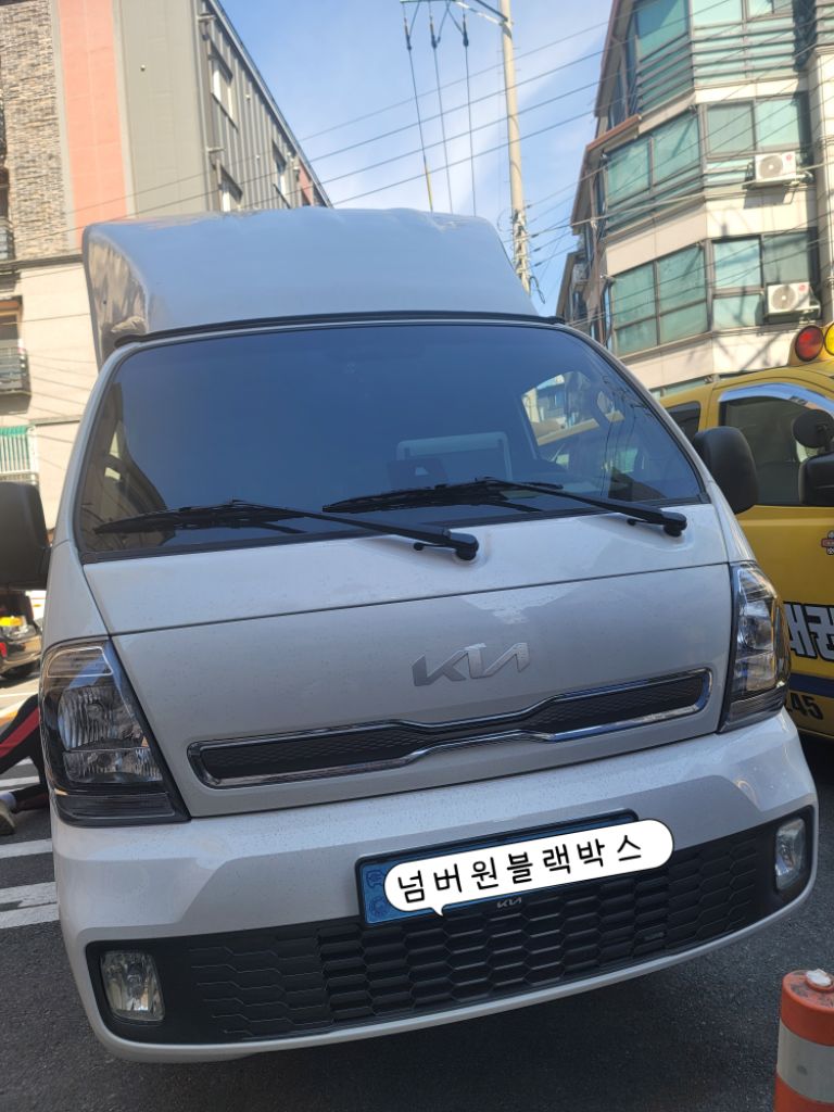 1톤 탑차, 화물차 룸미러 후방카메라 설치(블랙박