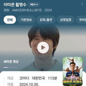 CGV 아마존 활명수 이용권 2매 판매