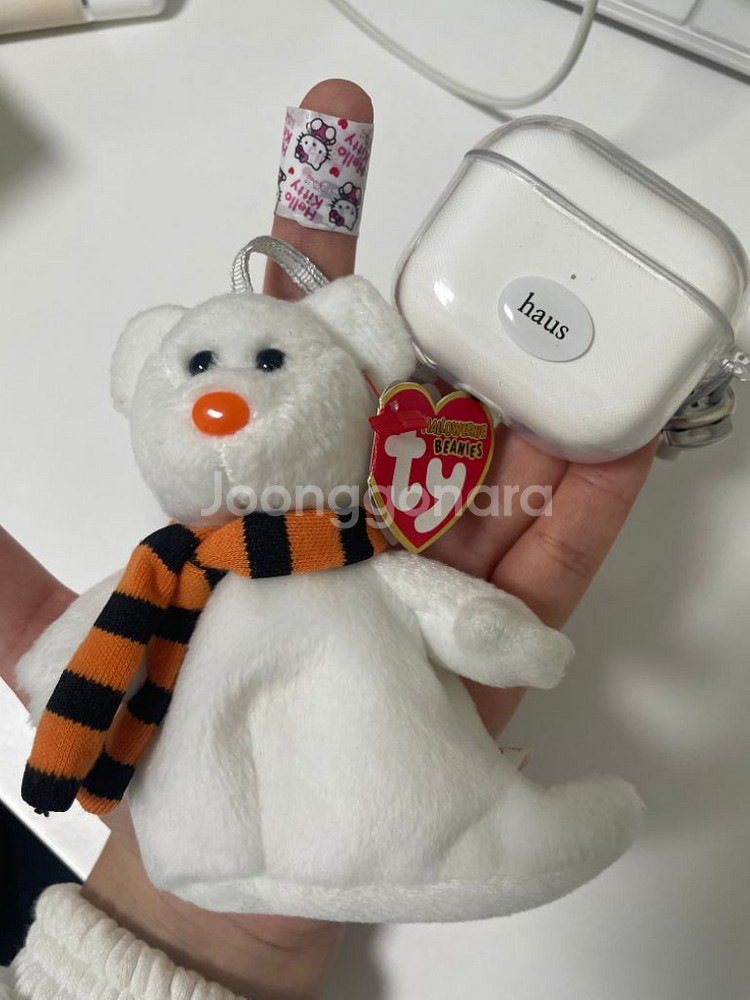 Ty베어 할로윈 Quivers 유령 곰인형 오너먼트--1