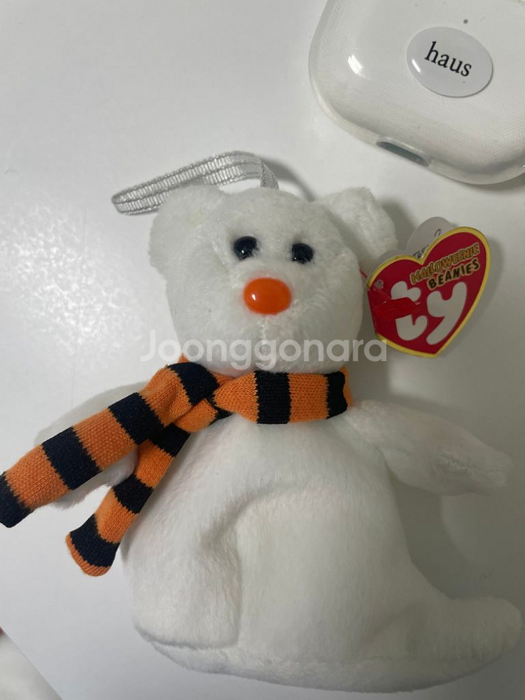 Ty베어 할로윈 Quivers 유령 곰인형 오너먼트--3