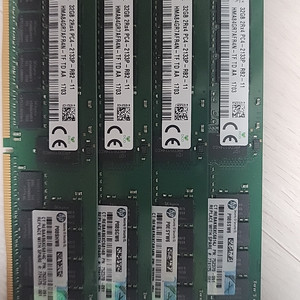 서버용 램 ECC DDR4 32GB 2133 x 4장