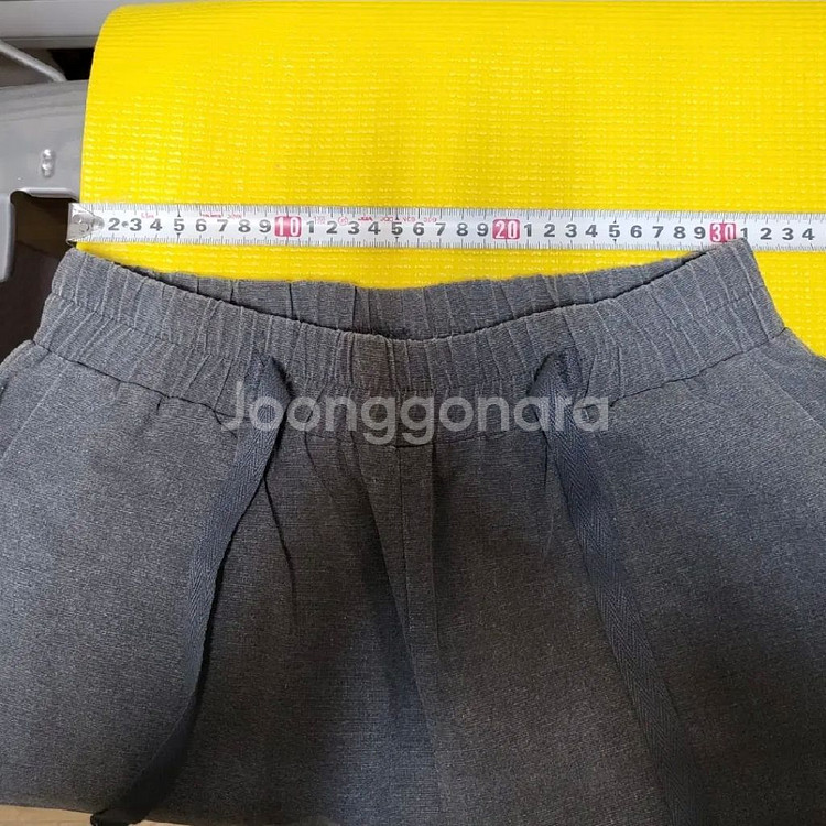 550 ) 면 스판짱짱 교복느낌 캐쥬얼 밴딩끈바지 새것--2