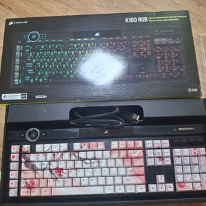 커세어 corsair K100 RGB 공방 풀윤활