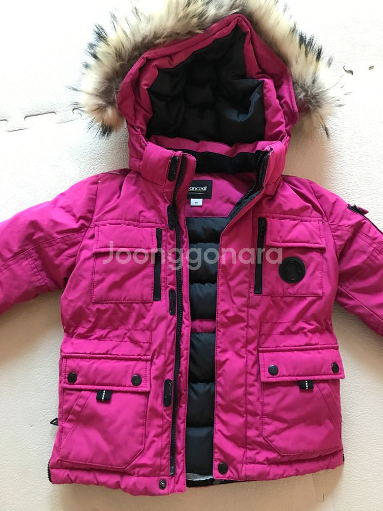 여아 팬콧 덕다운 패딩잠바 110(5T)--2