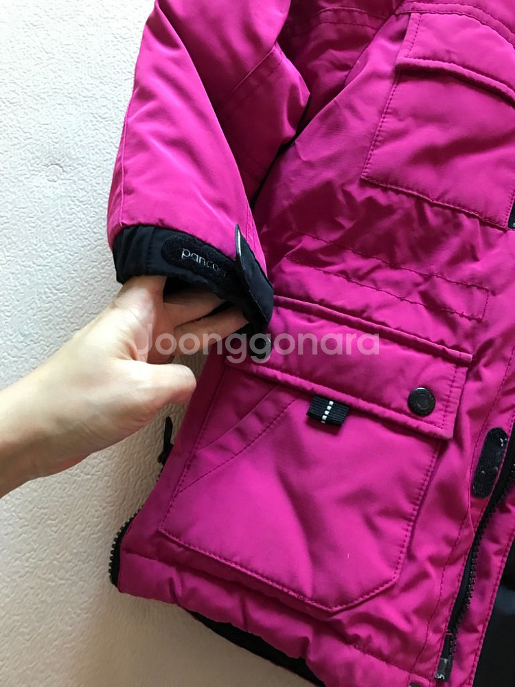 여아 팬콧 덕다운 패딩잠바 110(5T)--4