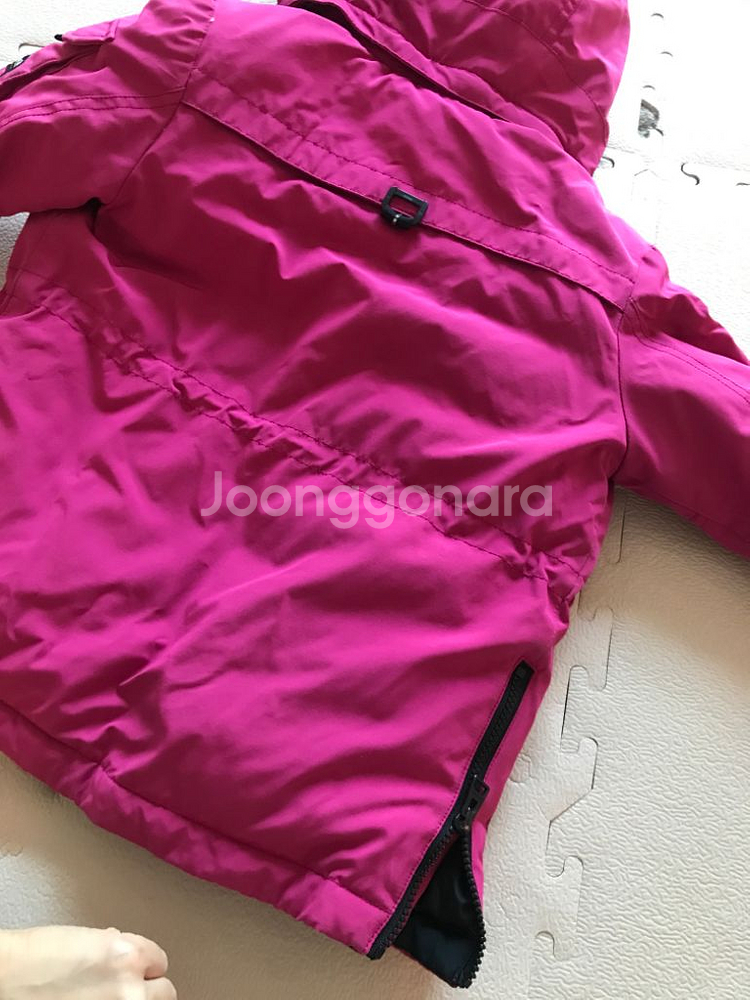 여아 팬콧 덕다운 패딩잠바 110(5T)--6