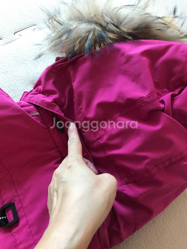 여아 팬콧 덕다운 패딩잠바 110(5T)--7