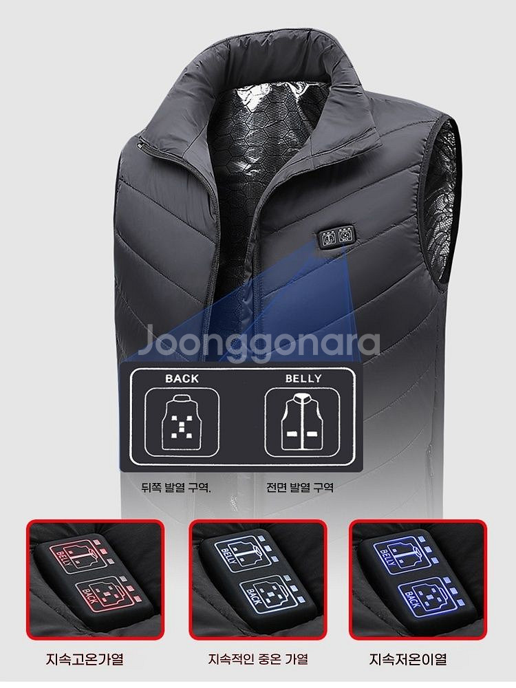 가열 조끼 온열조끼--4
