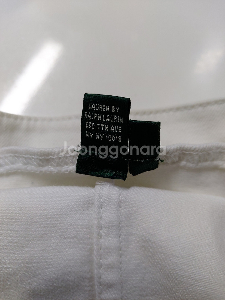 55)RalphLauren Jeans Co화이트데님자켓--4