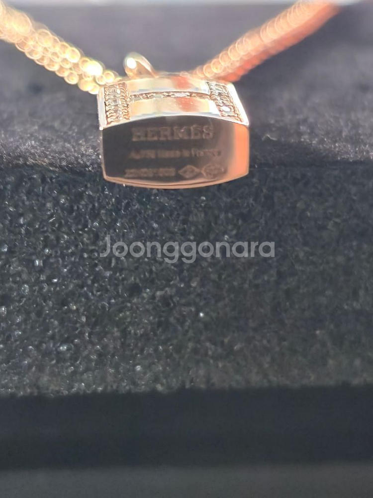 에르메스 켈리펜던트 목걸이--1