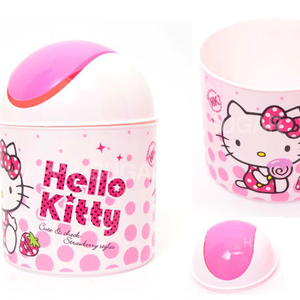 헬로키티 미니 휴지통 Hello Kitty 정품