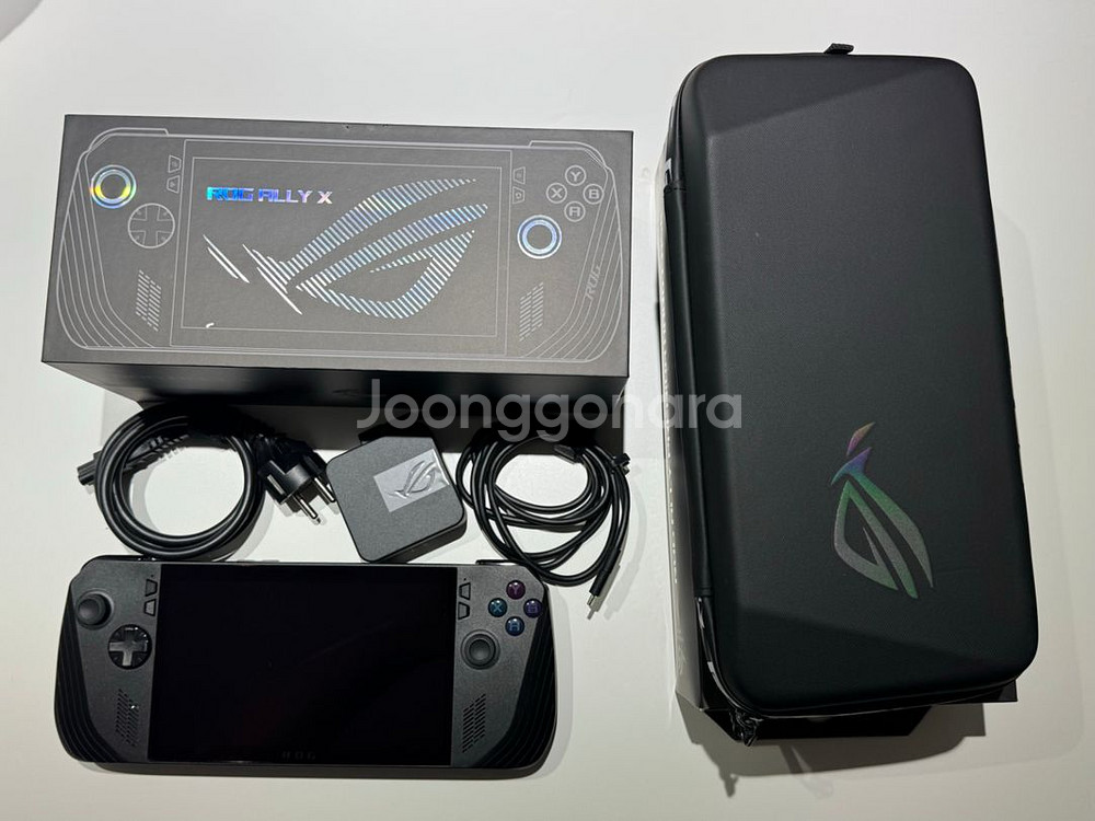 asus rog ally x 흑갈리 풀박스 팝니다--0