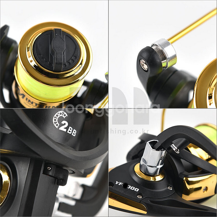 원투낚시대3.6m5대+4000번릴5대+릴줄+삼각받침대--8