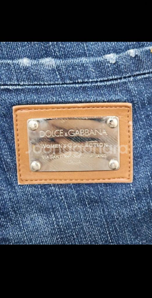 (27) 돌체앤가바나 청바지 중청 스판 데님팬츠 매장판--4