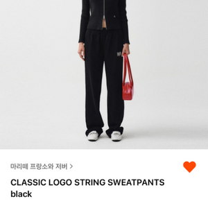 마리떼 LOGO STRING SWEATPANTS