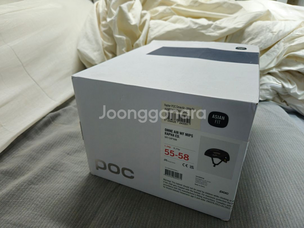 라파 헬멧(poc콜라보) 아시안핏와이드 m사이즈 팝니다--2