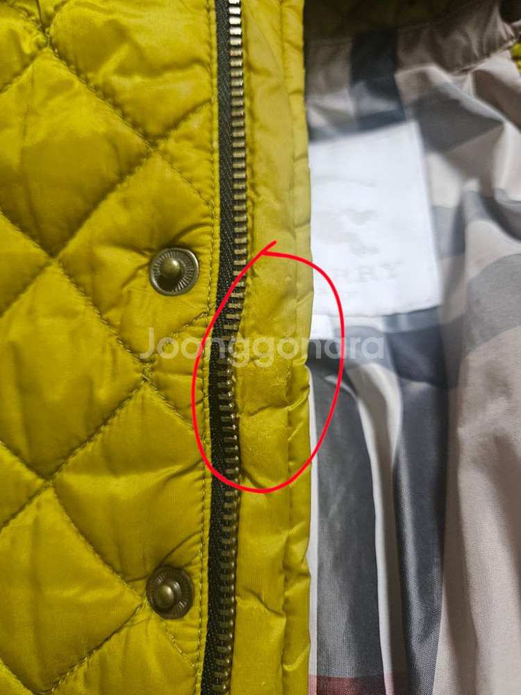 버버리키즈 퀄팅 자켓 18M (택배포함)--7