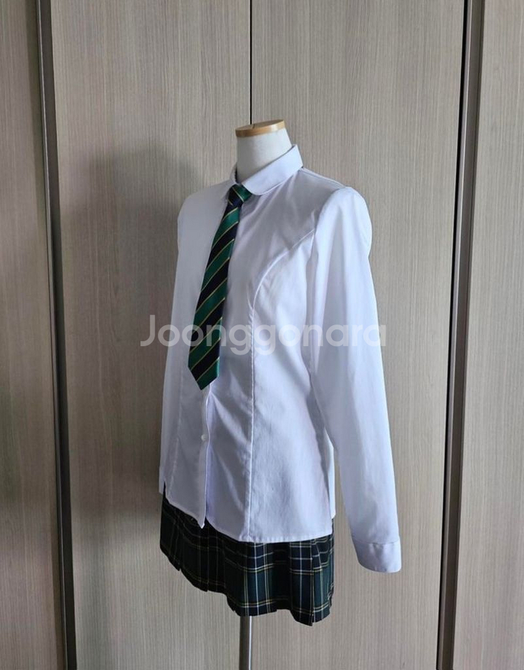 (미개봉세상품)여자교복와이셔츠 88 둥근카라 외고 셔츠--1
