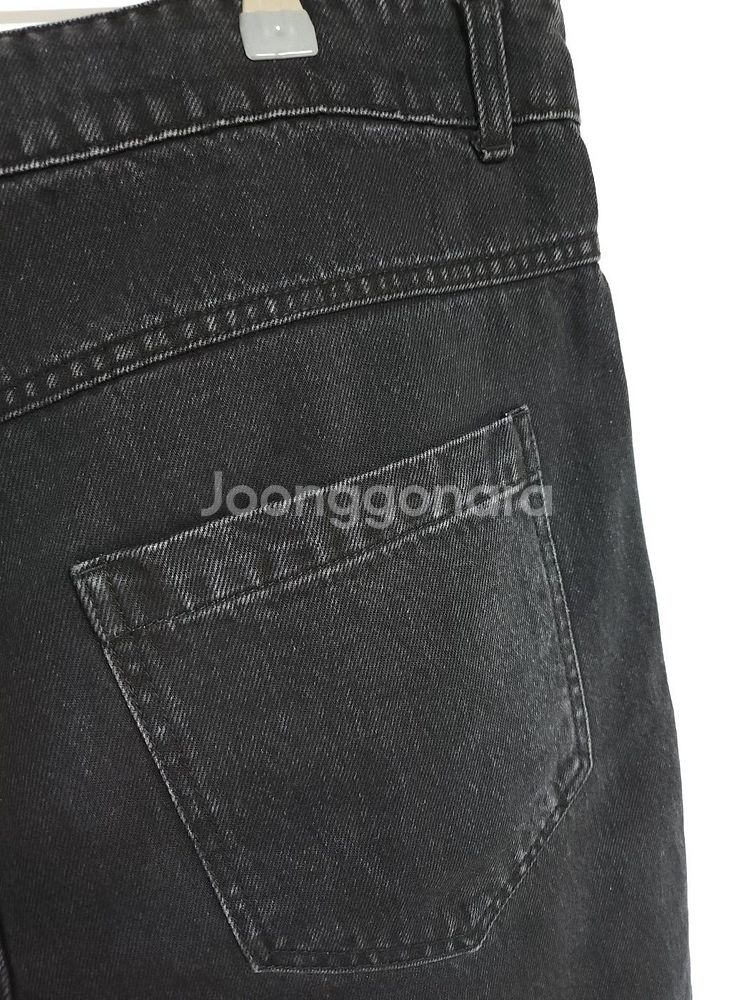44 준지 흑청 콘데님 오버핏 팬츠 바지--5