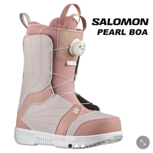 살로몬 여성 스노우보드 부츠 PEARL BOA ASH
