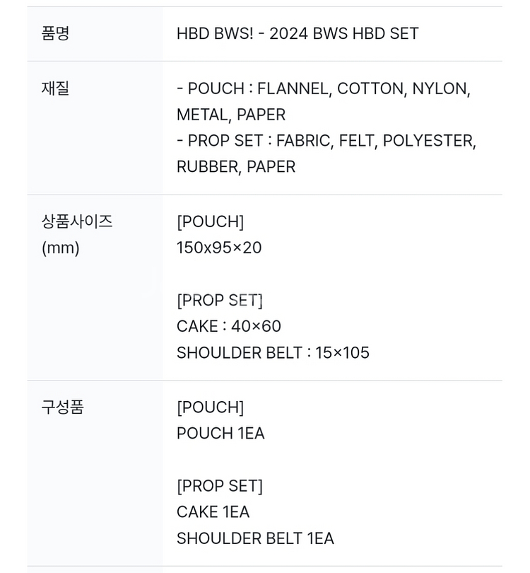 변우석 생일 HBD BWS 프롭 파우치 포카 (수정)--9