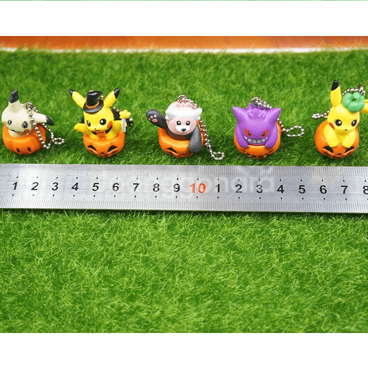 [AF] 포켓몬 할로윈 키링 피규어 5종 세트--4