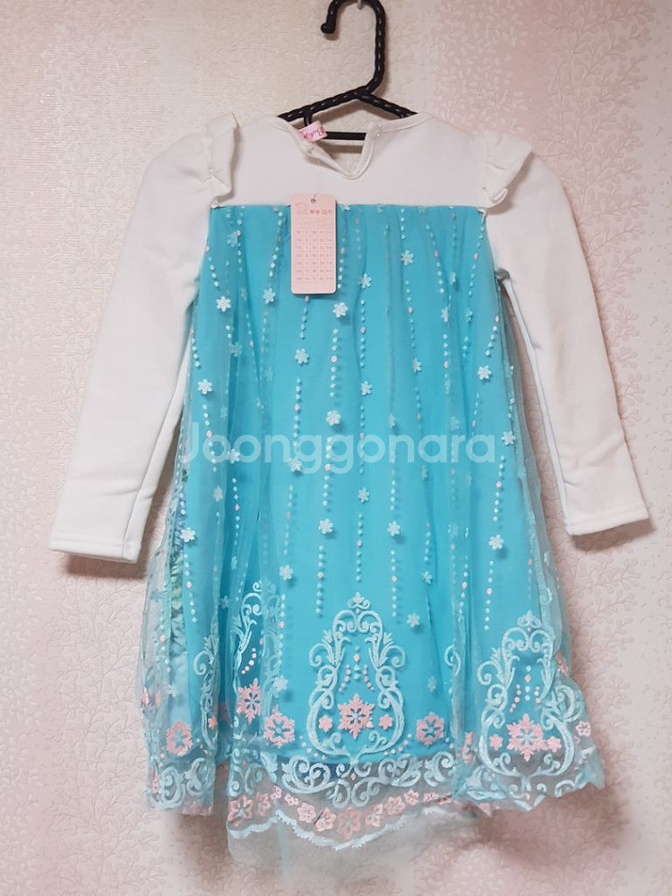 겨울왕국 엘사 기모원피스/120--1