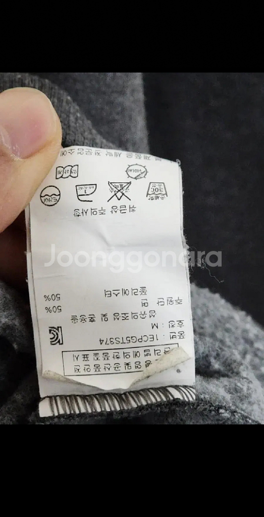(L) 챔피온 맨투맨 차콜 챔피언 기모 티셔츠 캐주얼--5