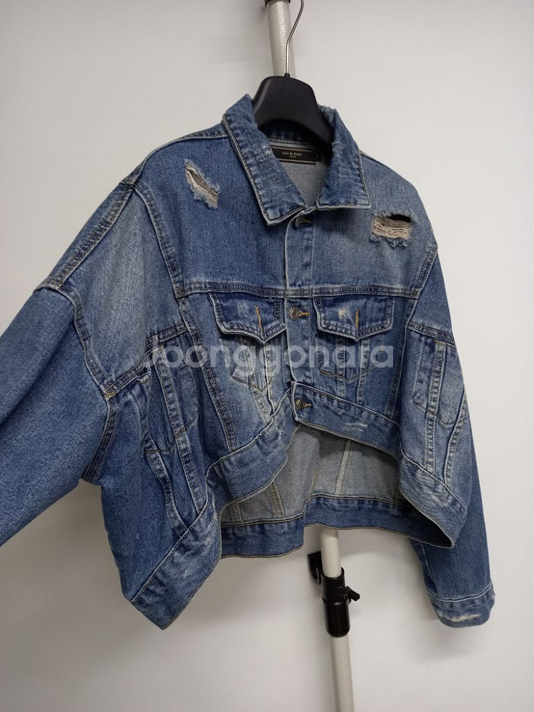 새 제시뉴욕 알렉시스 데님 숏 언발 자켓 F--4