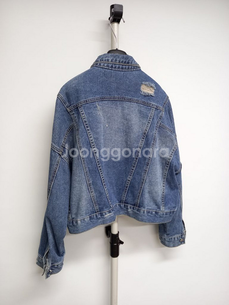 새 제시뉴욕 알렉시스 데님 숏 언발 자켓 F--5