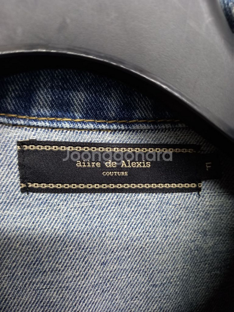 새 제시뉴욕 알렉시스 데님 숏 언발 자켓 F--6