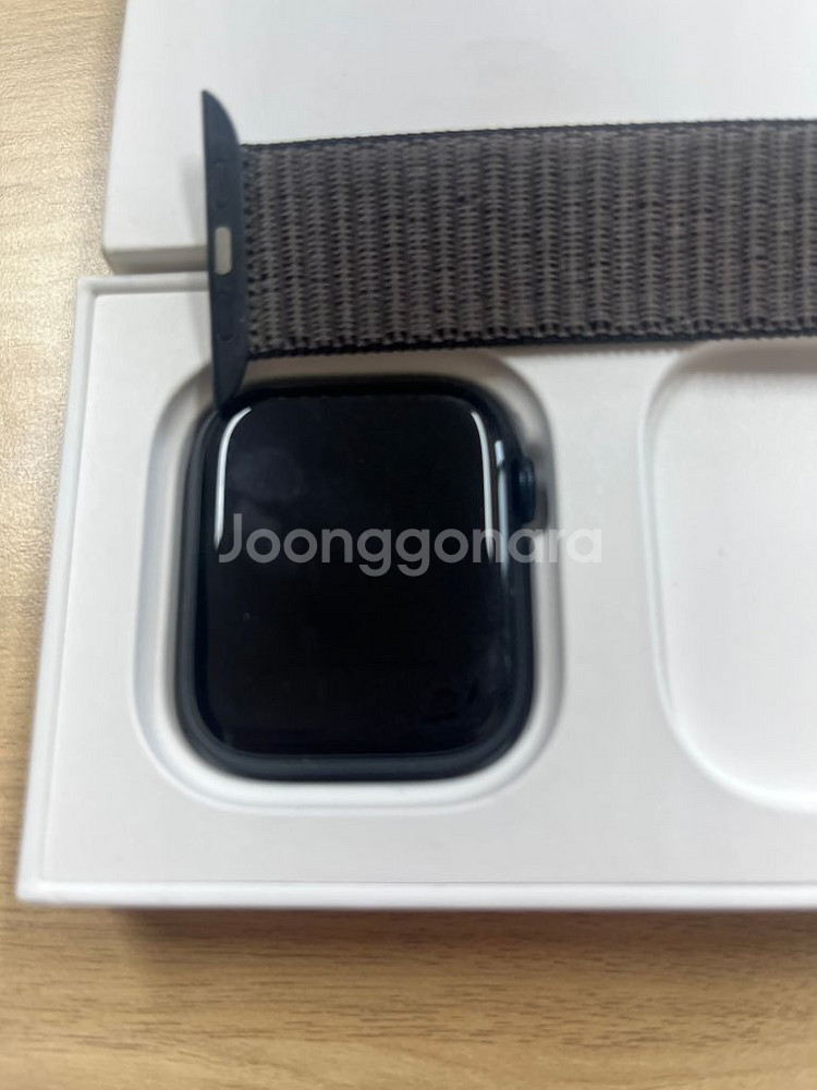 애플워치7 미드나이트 45mm gps S급--3